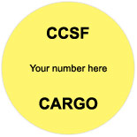 cargo stickers