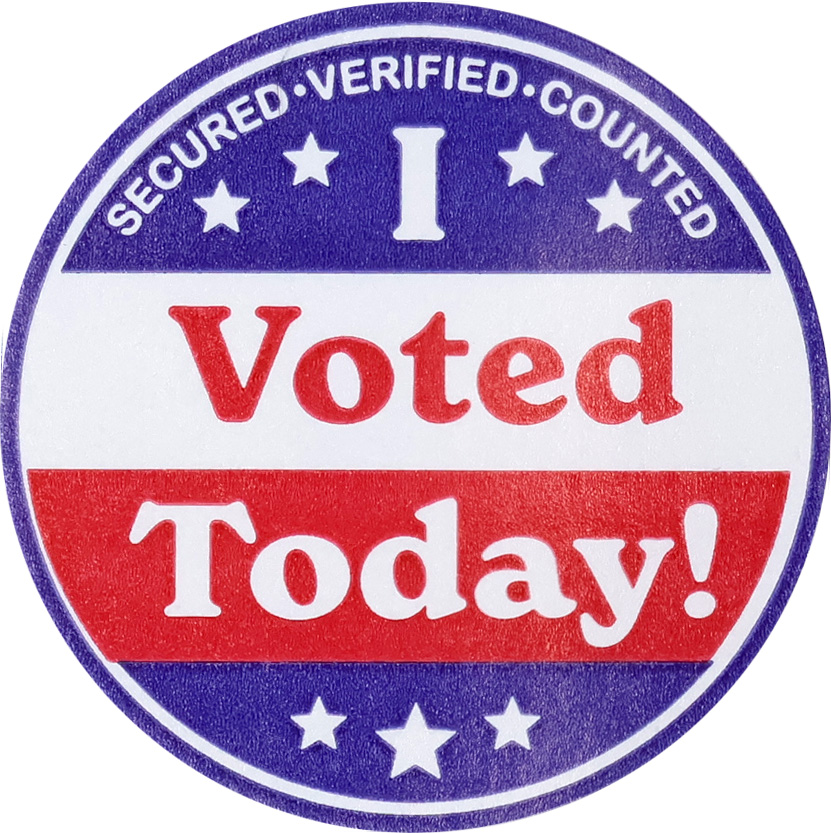I Voted Today Sticker