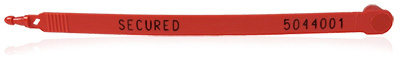 Plastic Band Seal, Red