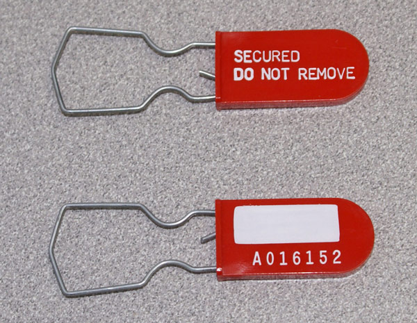 Plastic Padlock Seals for Meters