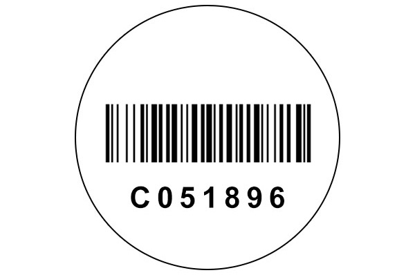 Silver Metallic Security Label