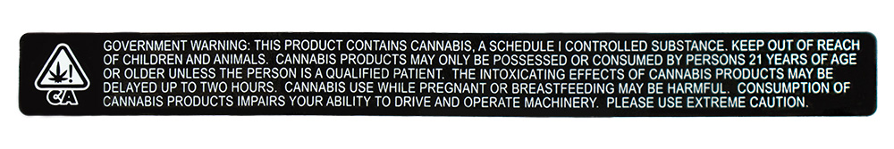 Dogbone Holographic Cannabis Sticker