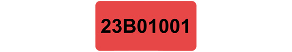 White Security Label