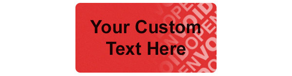 Tamper Evident Security Label