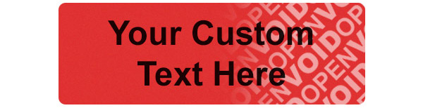 Tamper Evident Security Label