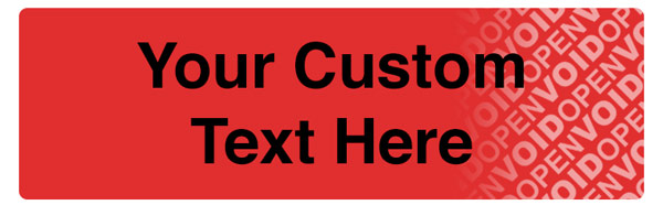 Tamper Evident Security Label