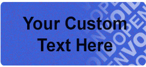 Tamper Evident Security Label