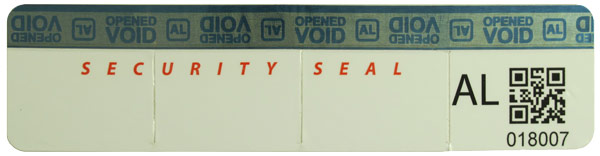 Tamper Evident Security Label