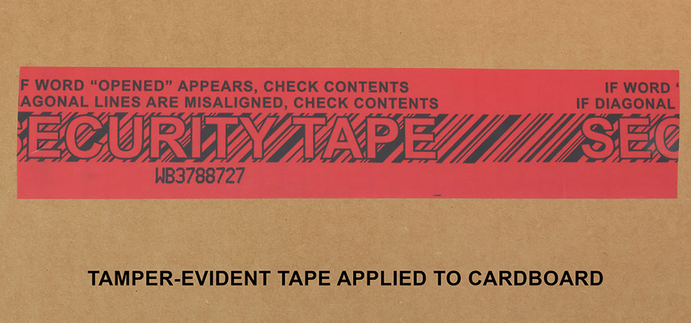 Custom Tamper Evident Tape