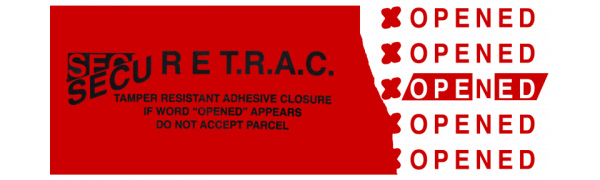 Tamper Evident Security Tape