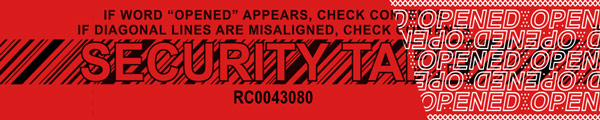 Tamper Evident Security Tape