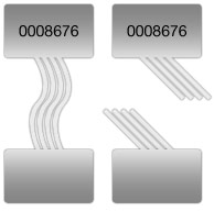 Silver Metallic Security Labels & Stickers - NovaVision