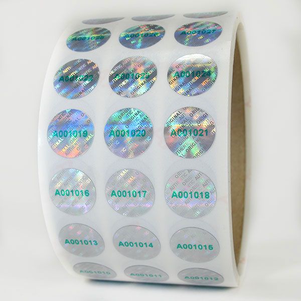 Hologram Stickers, Original Authentic, .75 x .375 in, Oval, Matching Serial  Numbers, XOA20-21MS - NovaVision