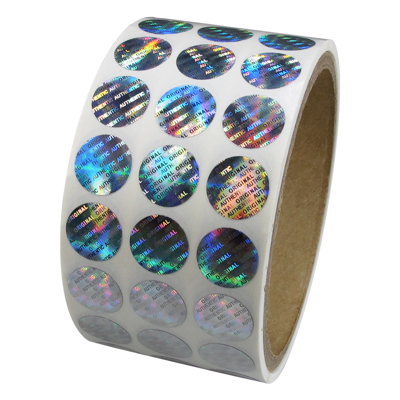 Hologram Stickers, Original Authentic, .55 in, Circle, XOA20-01 - NovaVision