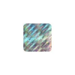 Transparent Hologram Stickers, Original Authentic, .375 x 1.875 in,  Rectangle, Roll of 1000, XTOA20-19PAA - NovaVision