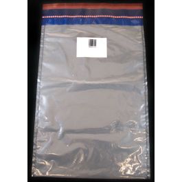 Tamper Evident Security Bags, Clear Poly, 3.5 x 7 in, Packs of 100